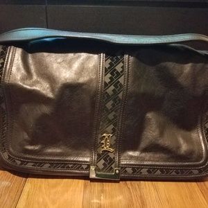 Black L.A.M.B Leather bag